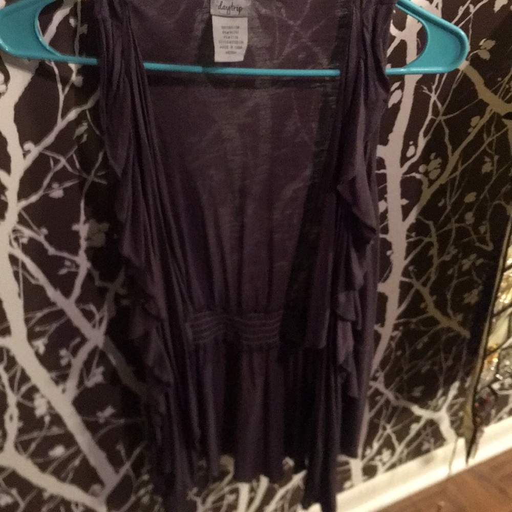 Ruffled Vest
